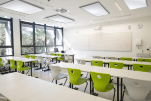 Infrarotheizung als Schulcontainer Heizung Foto